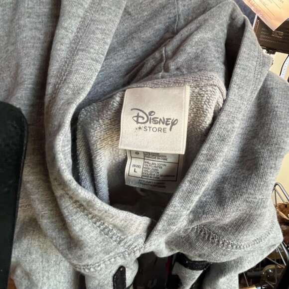 Disney Store Adult LG Mickey Mouse Chicago Hoodie The Windy City Gray - Picture 3 of 9